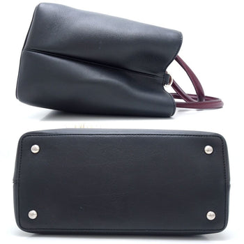 Fendi Petit Toujour 8Bh253 Handbag Monster Leather Black 352157