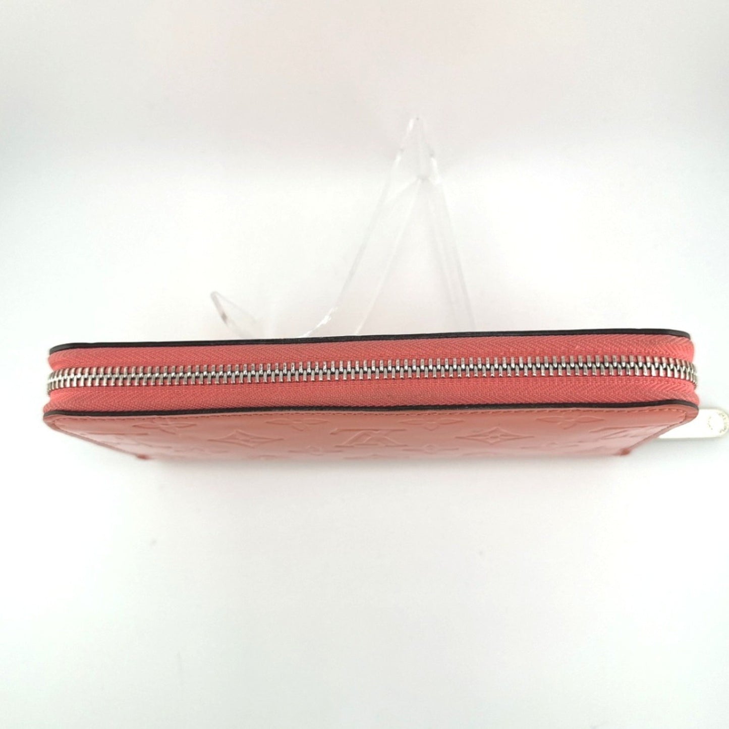 Louis Vuitton Louis Vuitton Long Wallet Round Zipper Vernis Zippy Monogram M93202 Rose Rich