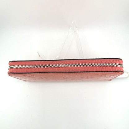 Louis Vuitton Louis Vuitton Long Wallet Round Zipper Vernis Zippy Monogram M93202 Rose Rich