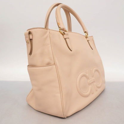 Salvatore Ferragamo Gancini Leather Handbag
