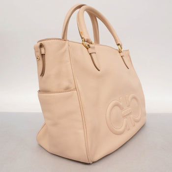 Salvatore Ferragamo Gancini Leather Handbag