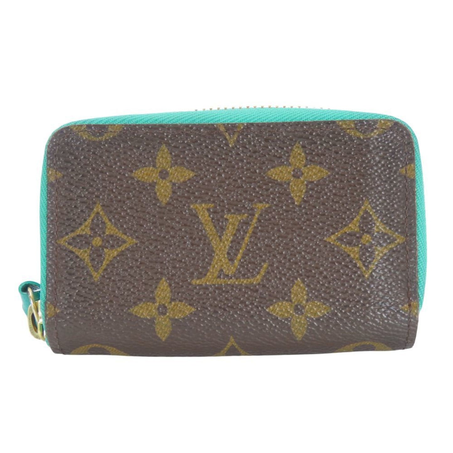 Louis Vuitton Multicart Card Case M60910 Monogram Turquoise Blue Brown