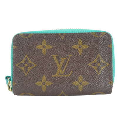 Louis Vuitton Multicart Card Case M60910 Monogram Turquoise Blue Brown