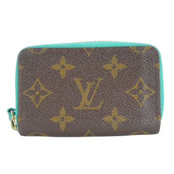 Louis Vuitton Multicart Card Case M60910 Monogram Turquoise Blue Brown