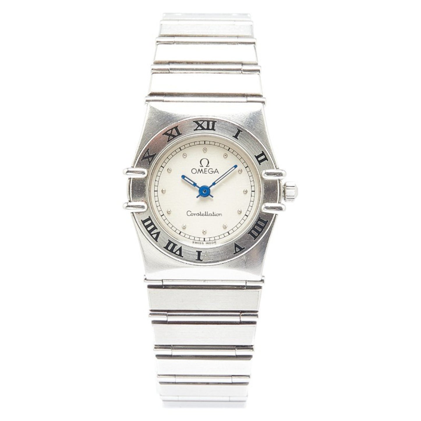 Omega Constellation Watch Quartz Silver Dial Stainless Steel