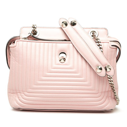 Fendi.Com Click Chain Shoulder Bag 8Bn299 Pink Leather