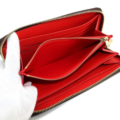 Louis Vuitton Monogram Zippy Wallet Round Long Coquelicot M41896 Rfid