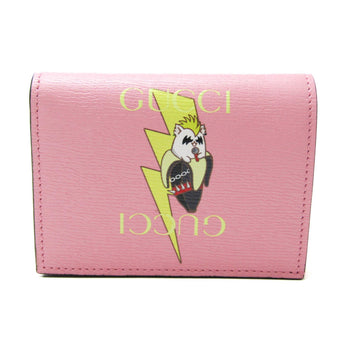 Gucci Bananya 701009 Women'S Leather Wallet (Bi-Fold) Multi-Color