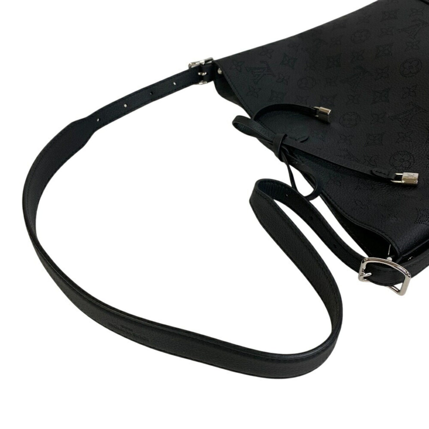 Louis Vuitton M12139 Flor Nm Mahina Shoulder Bag Black