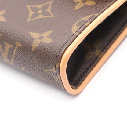 Louis Vuitton Louis Vuitton Pochette Florentine Monogram Waist Bag Body Coated Canvas Leather