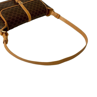 Celine Macadam Blason Triomphe Leather Semi-Suitable Shoulder Bag