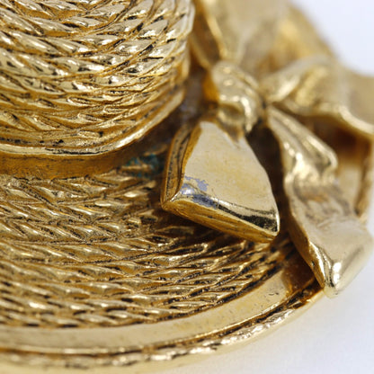 Chanel Straw Hat Brooch