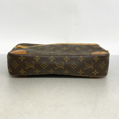 Louis Vuitton Monogram Compigne 28 Clutch Bag M51845 Brown