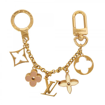 Louis Vuitton Fleur De Monogram Keychain M65111 Gold