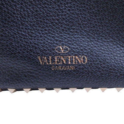 Valentino Garavani Rockstud 2-Way Shoulder Tote Bag In Navy