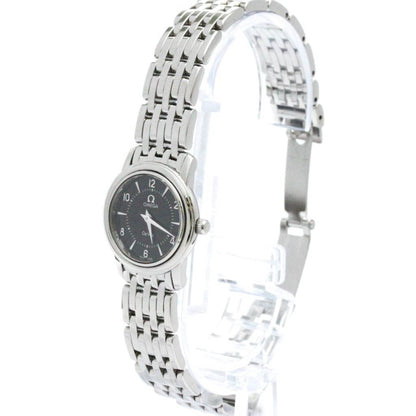 Polished Omega De Ville Prestige Steel Quartz
