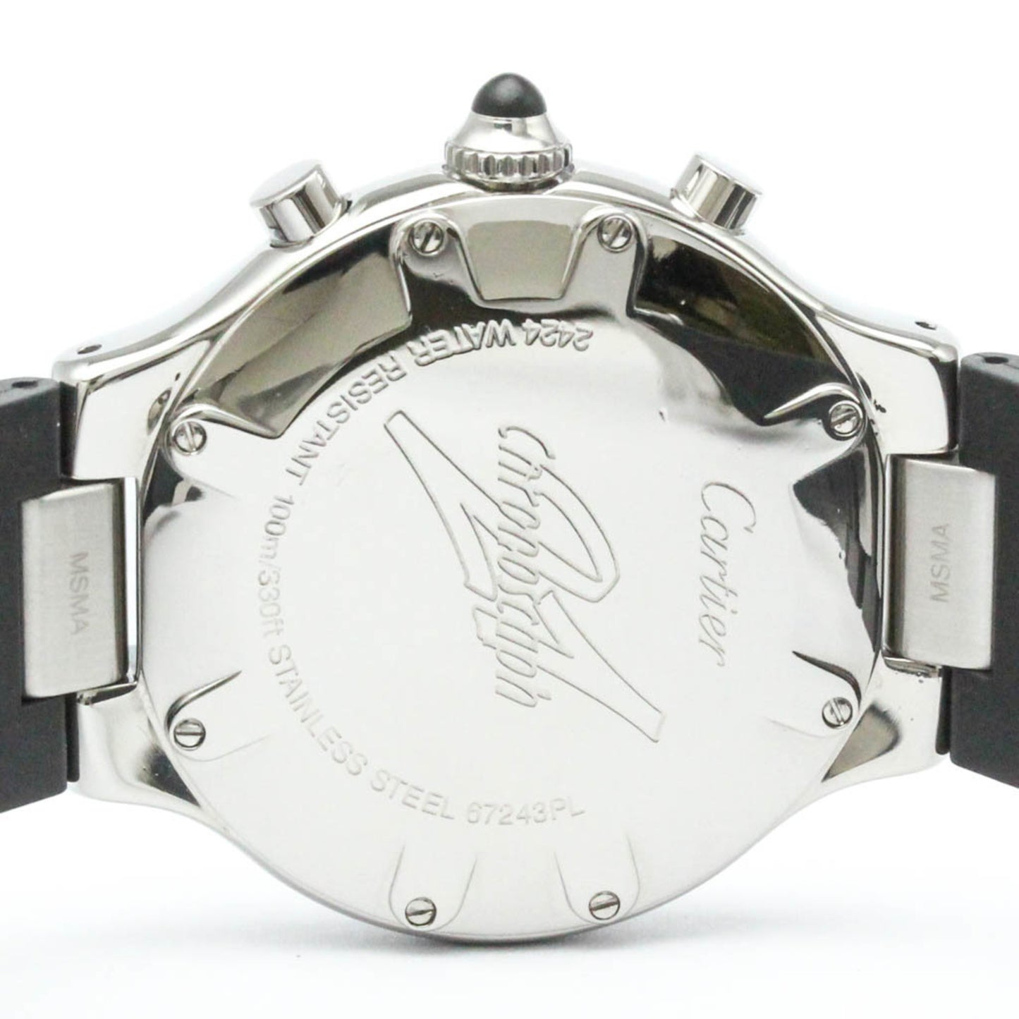 Polished Cartier Must 21 Chronoscaph Steel Quartz