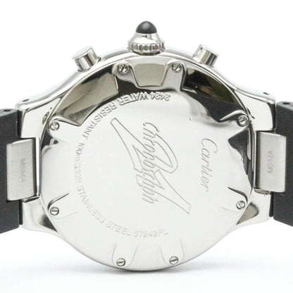 Polished Cartier Must 21 Chronoscaph Steel Quartz