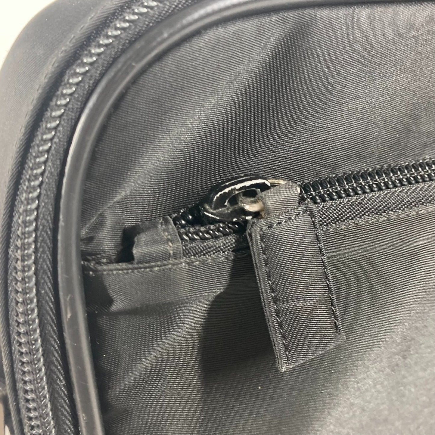 Prada Prada Triangle Logo Plate Bag Document Briefcase Handbag Nylon