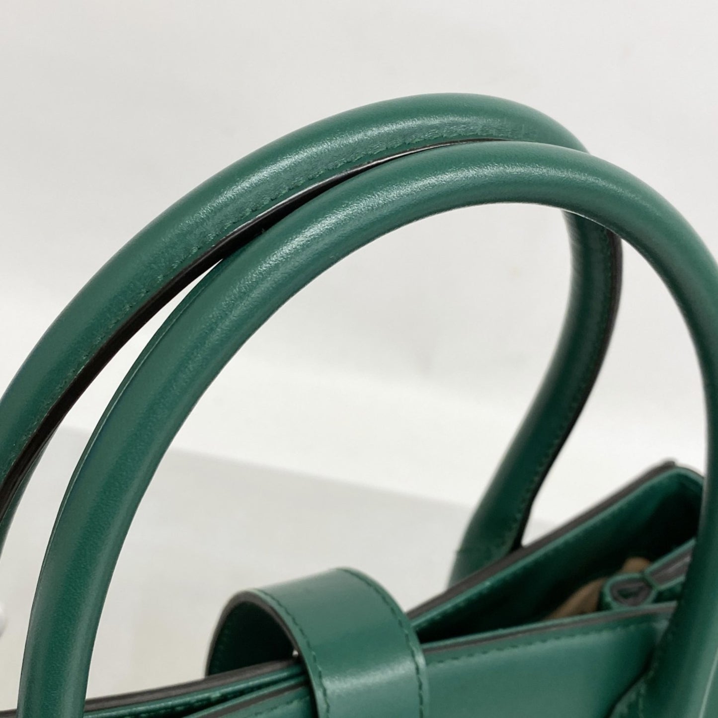 Gucci New Jackie Handbag 649016 Leather Green