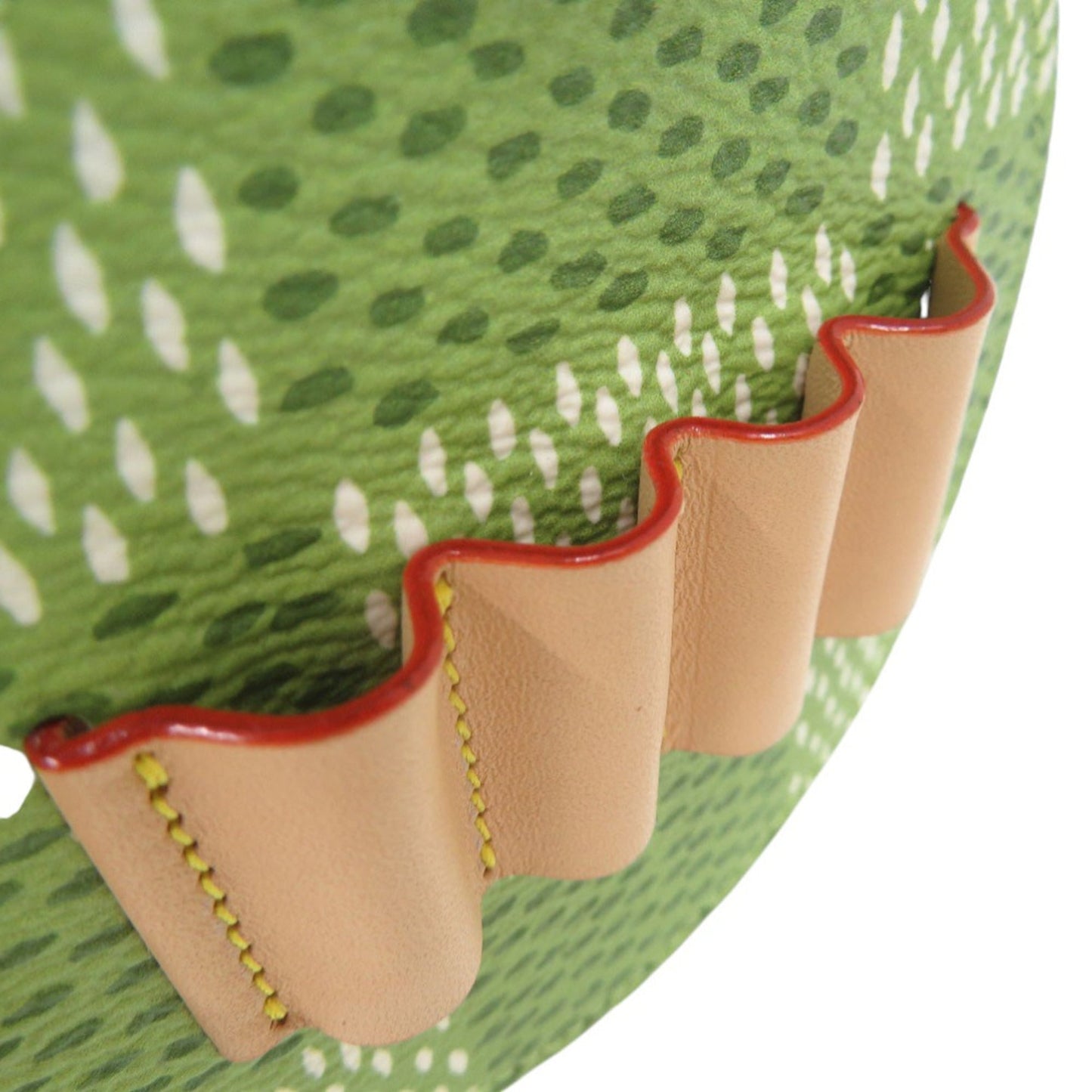 Unused Louis Vuitton Lv Bag Tag Golf Tee Damier Charm Gi1063 Canvas Leather Green 0499 Louis Vuitton