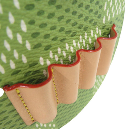 Unused Louis Vuitton Lv Bag Tag Golf Tee Damier Charm Gi1063 Canvas Leather Green 0499 Louis Vuitton