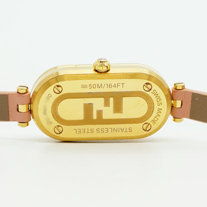 Fendi O'Lock Double Strap Watch Fow965Ahp9F0Cvm Silver Dial