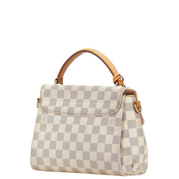 Louis Vuitton Damier Azur Croisette Handbag/Shoulder Bag 2Way N41581 Ivory Leather