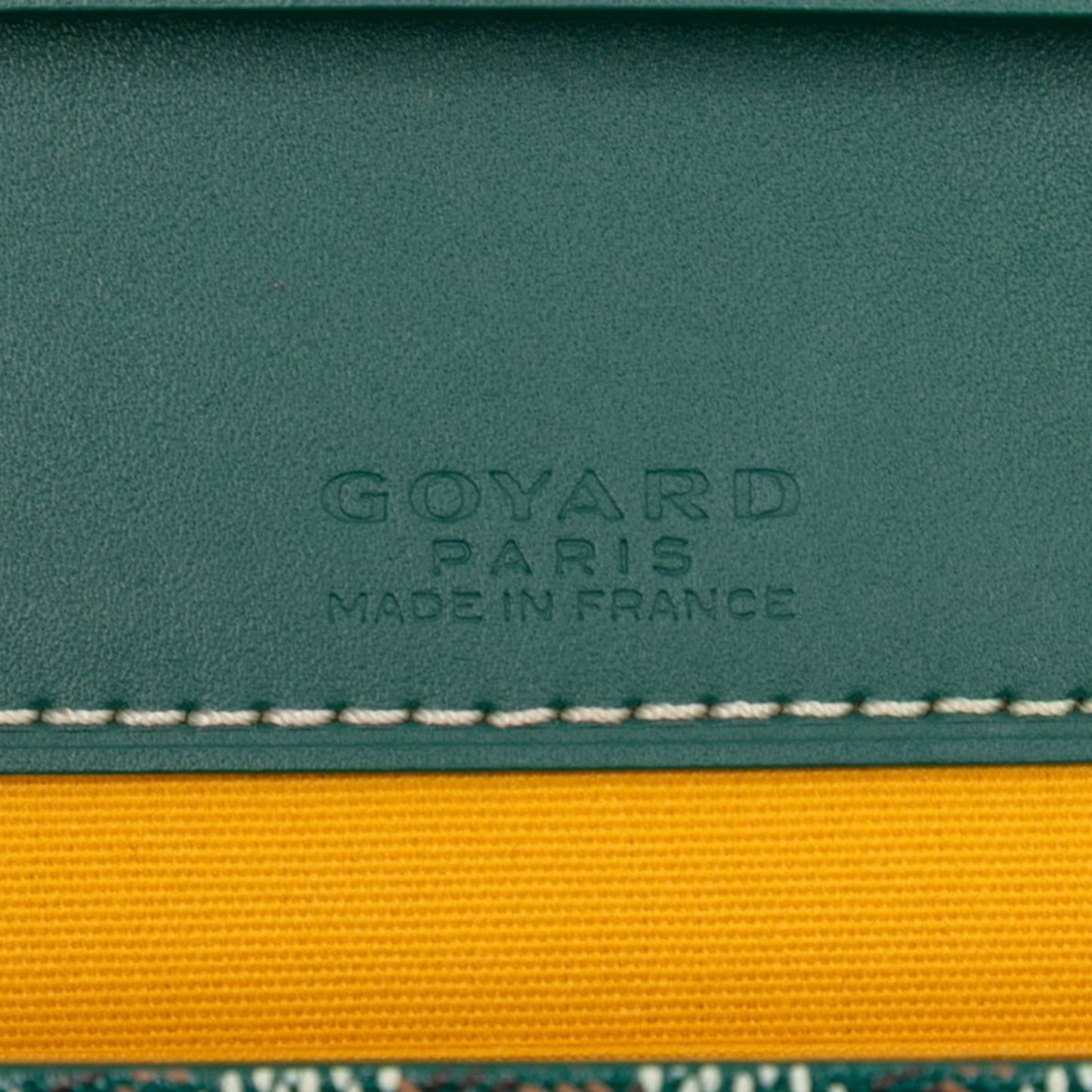 Goyard Monte Carlo Pm Clutch/Shoulder Bag In Green Leather
