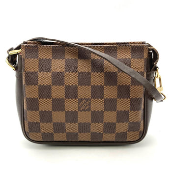 Louis Vuitton Truth Makeup Pochette Hand Pouch Damier Ebene N51982 Brown No1918