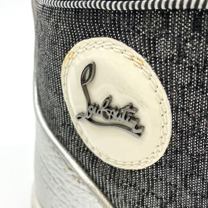 Christian Louboutin Louis Spike High Top Sneakers Black Size 42