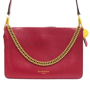 Givenchy Cross3 2-Way Leather Shoulder Bag In Bordeaux 0346