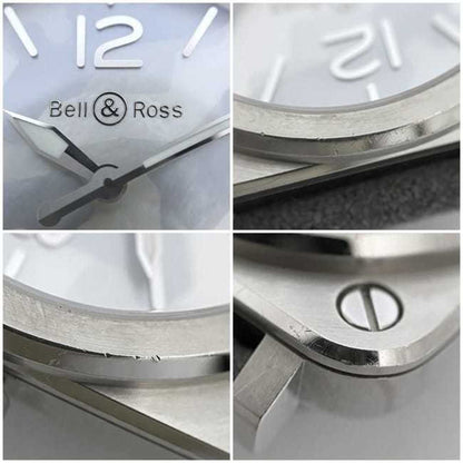 Bell & Ross Watch Aviation 39 F-22679 Camouflage White Shell Silver Gray Brs-64-S