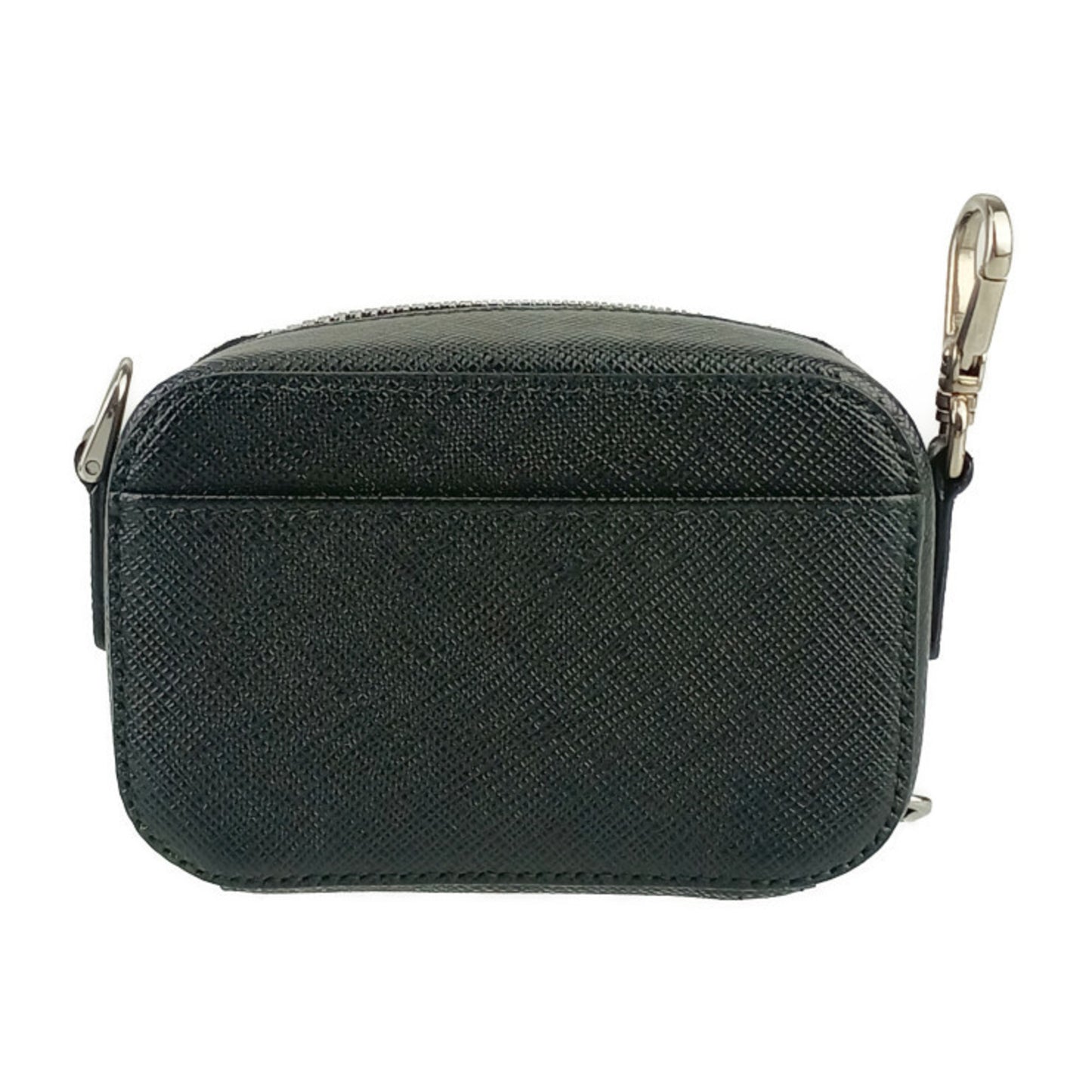 Prada Prada Shoulder Pouch Saffiano Mini 2Tt105 Black Leather
