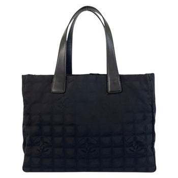 Chanel New Travel Line Tote Mm In Black With Gold Hardware