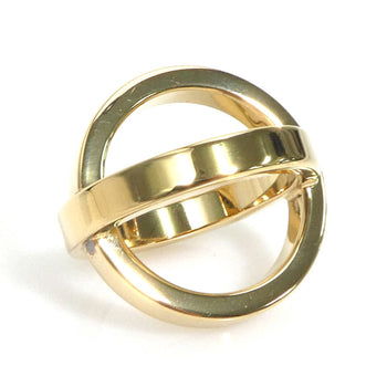 Hermes Herms Bijoutierie Fantaisie Scarf Ring In Gold