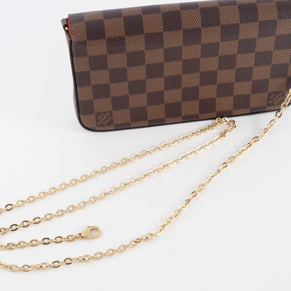 Louis Vuitton Pochette Felicie Shoulder Bag N63032 Damier Ebene Canvas