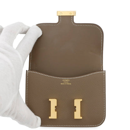 Hermes Herms Constance Etoupe Epsom Wallet