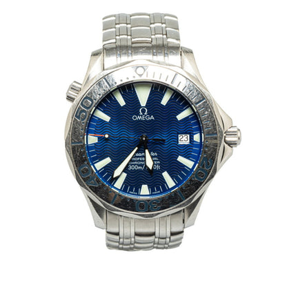 Omega Seamaster Professional Watch 2255.80 Automatic Blue Dial Stainless Steel