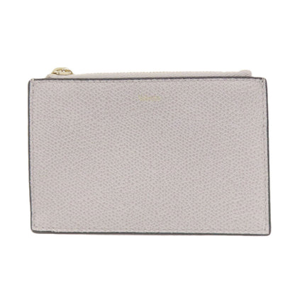 Valextra Logo Coin Case Leather