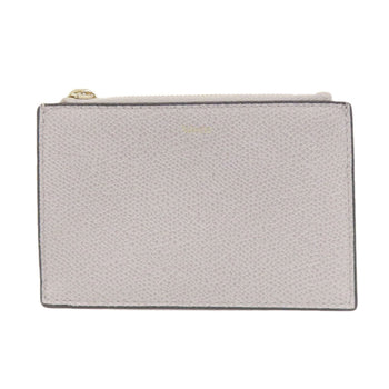 Valextra Logo Coin Case Leather