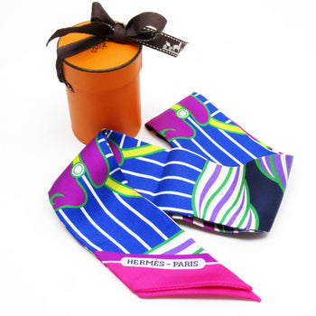 Hermes Hermes Scarf/Muffler Twilly Silk Multicolor