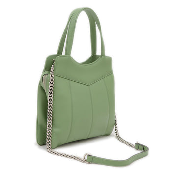 Gucci Petite Gg Small Tote Bag In Green Leather