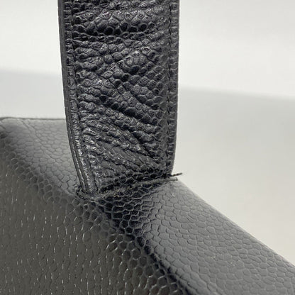 Chanel Shoulder Bag Caviar Skin Black