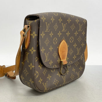 Louis Vuitton Monogram Saint-Cloud Gm Shoulder Bag M51242 Brown
