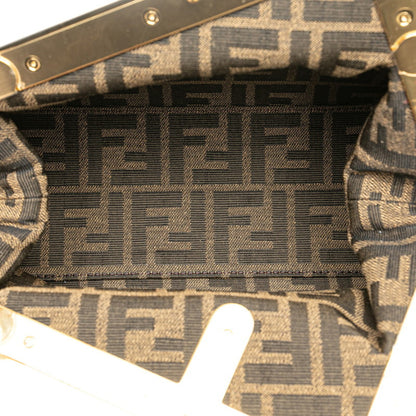 Fendi X Versace Fendace First Medium Crossbody Shoulder Bag 8Bp127 White