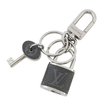 Louis Vuitton Monogram Eclipse Porte-Cls Padlock & Key M61951 Black