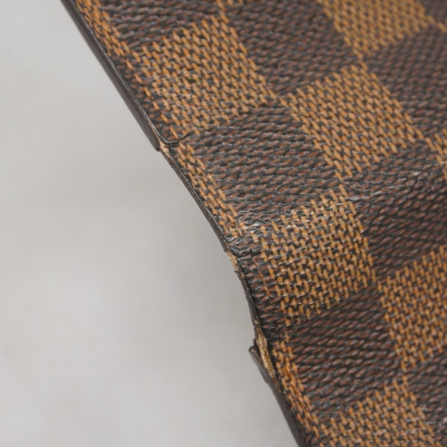 Louis Vuitton Tri-Fold Long Wallet Damier Porte Tresor International Ebene N61215