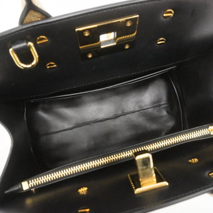 Salvatore Ferragamo Gancini Leather Handbag