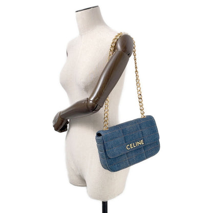 Celine Chain Shoulder Bag Denim 11127 2Etn 07Dd Celine